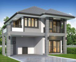 ２階建ての庭付き一戸建て　日曜大工も出来て快適です